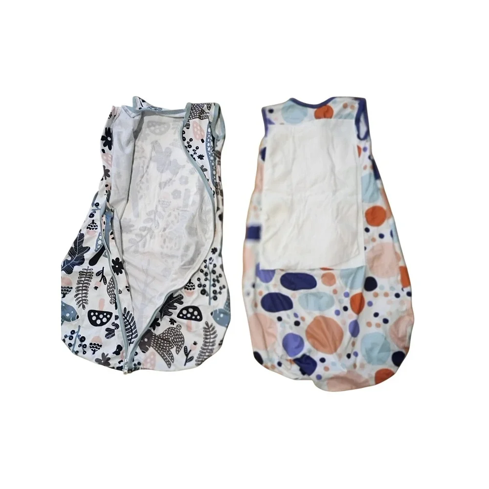 Guntail 2 Pack Baby Sleep Sacks 3-6 Months Rabbit and Rocks Wearable Blankets